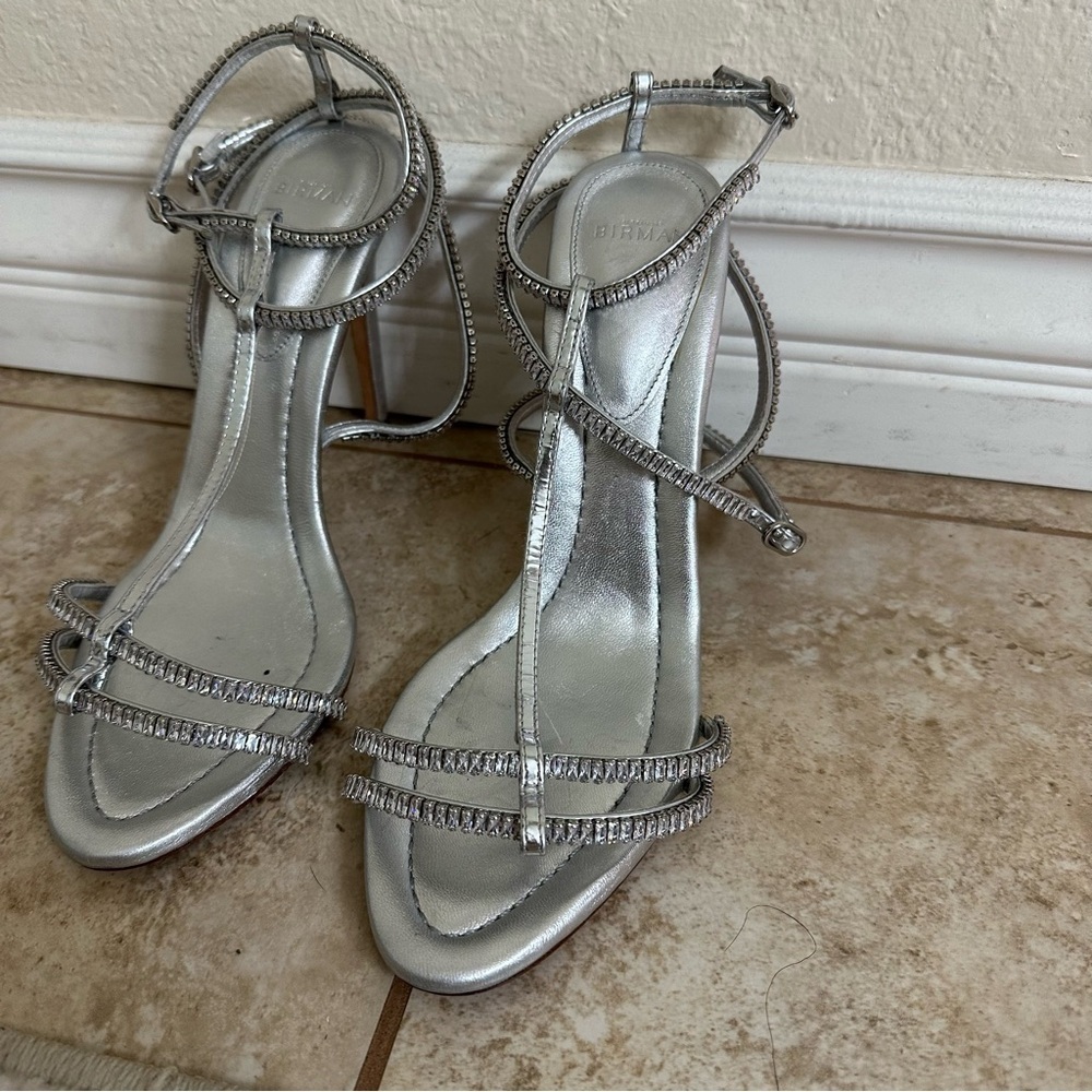 ALEXANDRE BIRMAN  Martina Crystal heels sandals 100 size 40 - Picture 4 of 10